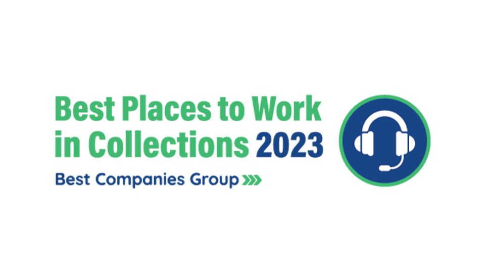 Best Places to Work in Collections 2023 Badge
