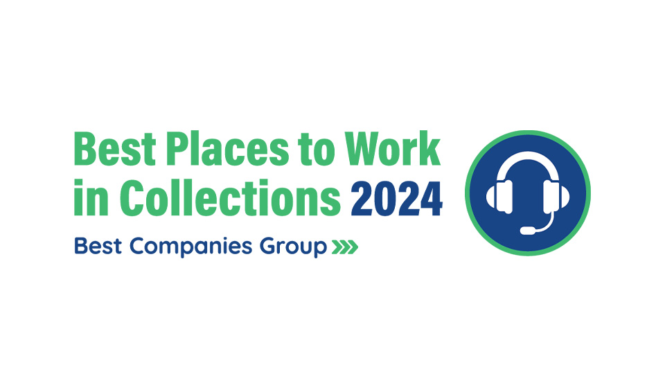 Best Places to Work in Collections 2024 Badge